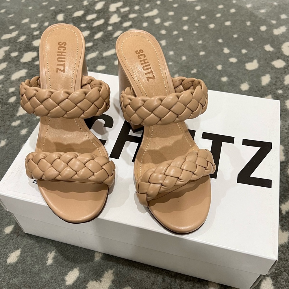 Schutz Block Heel size 7.5